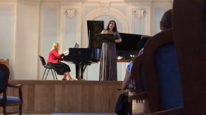 Алиса Гицба поёт «Ангел» из цикла Везендонк Вагнера