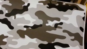 Авто пленка зимний камуфляж