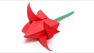 Как сделать тюльпан из бумаги своими руками. Оригами цветы из бумаги