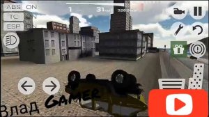 ШОК!!! Нашел способ как попасть за карту (не под землю) в игре Extreme car driving simulator