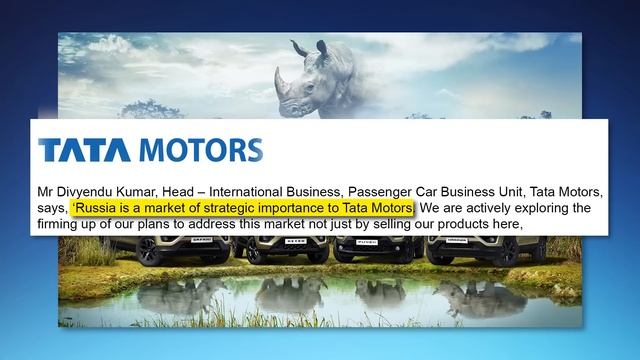 INDIAN Cars Can Replace Western Cars in Russia | Tata | Mahindra | हिन्दी. смотреть онлайн