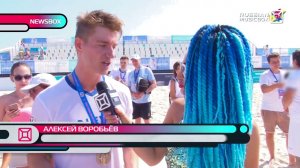 Алексей Воробьев произвел фурор на турнире по пляжному футболу на Кубок Новой Волны 2017