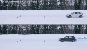 Bridgestone Weather Control A005 vs Michelin CrossClimate + - Snow braking - 4Legend.com