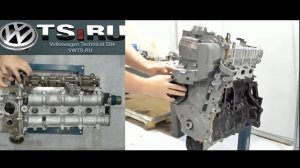 Сборка двигателя 1.4 TSI CTH