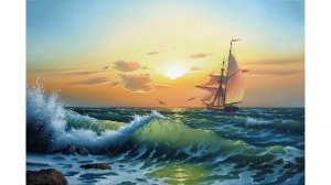 Морские пейзажи художника Сергея Стоева