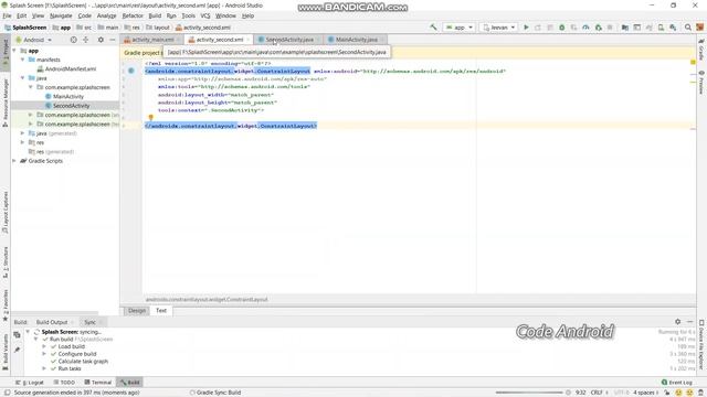 SPLASH SCREEN || ADDING AN IMAGE TO THE APPLICATION || ANDROID STUDIO || CODE ANDROID || JEEVAN R смотреть онлайн