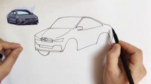 ?How to draw a car BMW EASY/Как нарисовать БМВ ЛЕГКО/