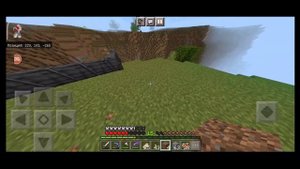 Сделал лестницу на гору.Выживание Minecraft