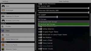 How to Change Minecraft Split Screen from horizontal to vertical orientation (PS4, PS5, Xbox, PC)