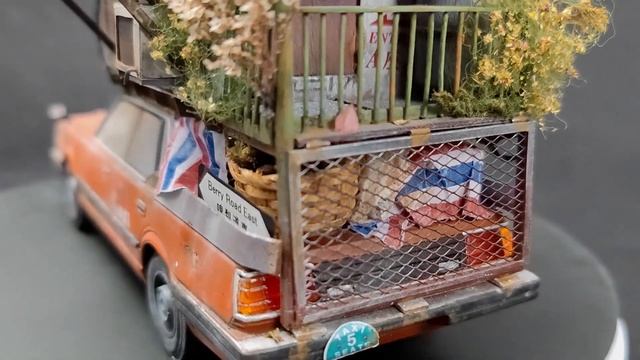 Hot Gear Motorhome, Kowloon Walled City Edition—Aoshima 1:24 1981 Nissan Cedric 430 Scale Model Car смотреть онлайн