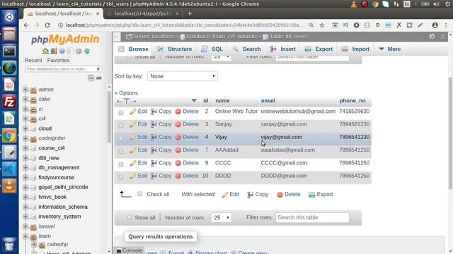 Learn CodeIgniter 4 Framework Tutorials #17 Query Builder Class #3 Update & Delete Methods