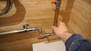 Установка полотенце-сушителя