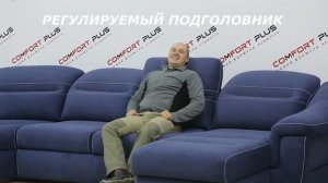 Диван "ДАЛЛАС", угловой, с оттоманкой