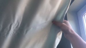 Натяжной потолок наизнанку или цветной сатин