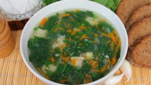 Суп с крапивой и клецками. Рецепт со