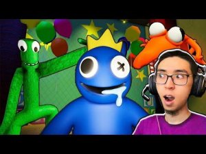 РАДУЖНЫЕ ДРУЗЬЯ бегают за мной в ROBLOX Rainbow Friends