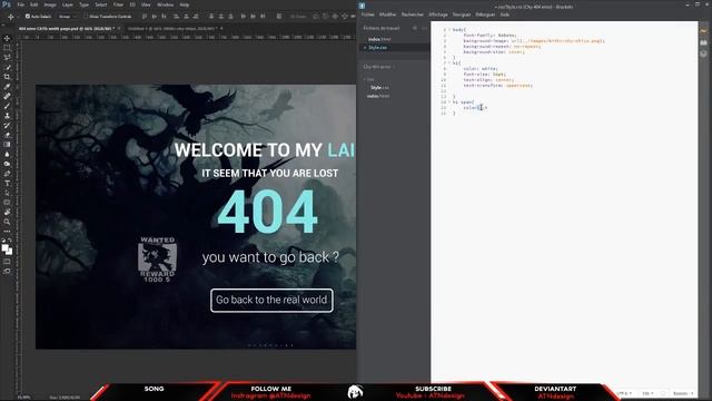 Speed art/code: Error 404 chyB Smith Webpage смотреть онлайн