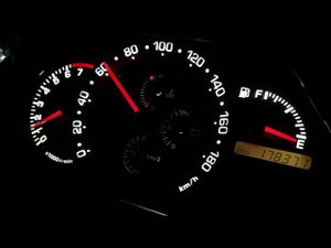 Пересвет приборной панели и климата Toyota Altezza