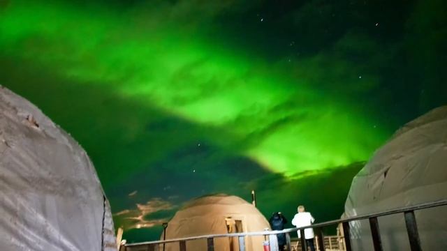 видео Северного Сияния Aurora Village Murmansk Glamping Northern Lights video Aurora #auroravillage