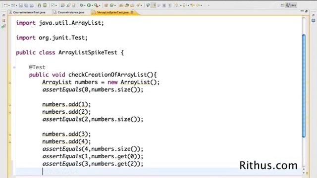 Java ArrayList Tutorial