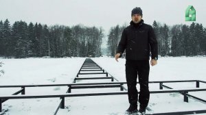 Строительство пирса (винтовые сваи). АРМА и ЛенСтройДом