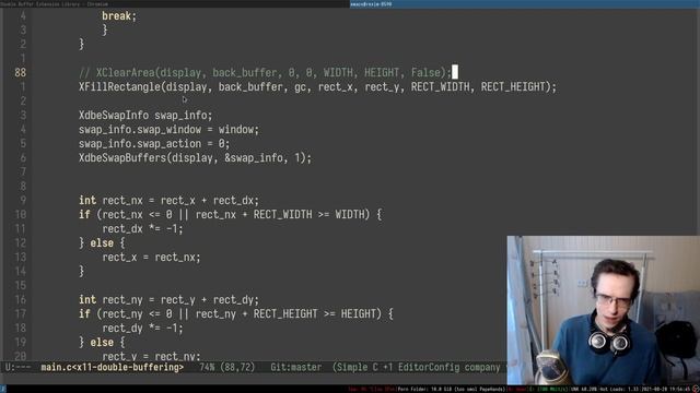 Playing with X11 Double Buffering Extension смотреть онлайн