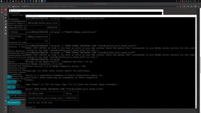 Мониторинг MySQL Community Server 8.0.28 с помощью ZABBIX 6.0 LTS смотреть онлайн