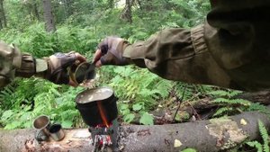 ГРИБНОЙ РАЙ ЛЕСНАЯ КУХНЯ / ПОХОДНЫЙ СУП 2 часть / поход в тайгу