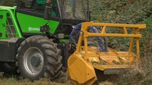 Самоходный колёсный мульчер TRE EMME - создан для профессионалов