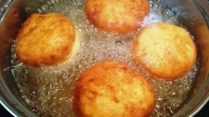 Картофельные пончики с куриными кексами