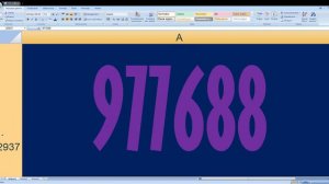 Numbers 1 to 2000000