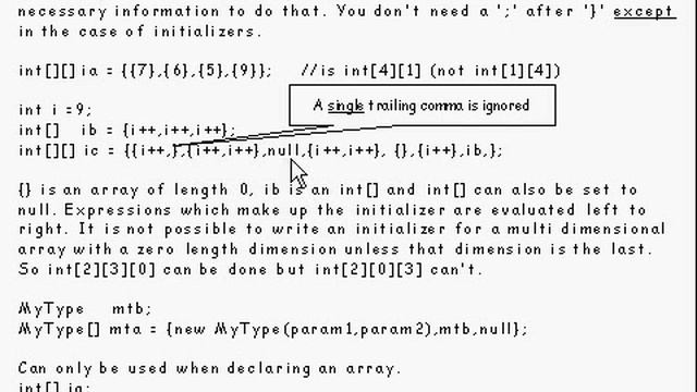 Java Tutorial 5.10 Arrays Part 10/15 - Initialization of arrays смотреть онлайн