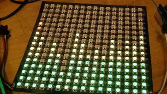 Анализатор спектра звука на Arduino и светодиодной матрице 16х16 смотреть онлайн