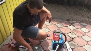 Бензопила без масла очень реально опасно