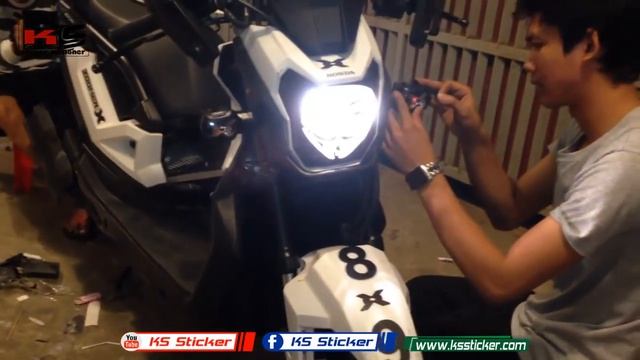 ZOOMER X 110 Top Modified Sticker - Honda zoomer in CAMBODIA