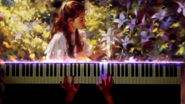 Song from a Secret Garden - Calm Piano, Healing Piano, Beautiful Music, Piano Visualizer смотреть онлайн