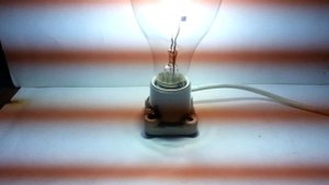 Металлогалогенная лампа ДРИ 250-8. Работа в режиме и выключение.