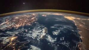 Рассвет. Вид с космоса