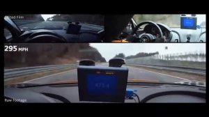 Разгон модифицированного Bugatti Chiron до 490 км/ч