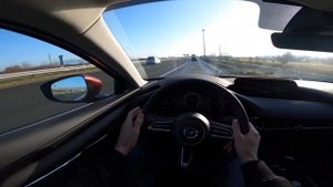 Mazda 3 Sedan 2020 - POV test drive in 4K | 2.0 SkyActiv X 180 HP (Consumption will ?)
