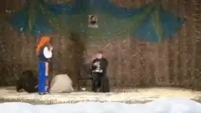 театральный коллектив " Веретено" "Ночь перед рождеством" миниспектакль смотреть онлайн