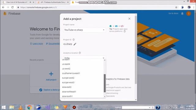 How to create Firebase Project in Firebase Console