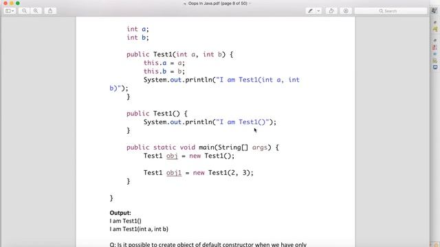 Constructor in Java