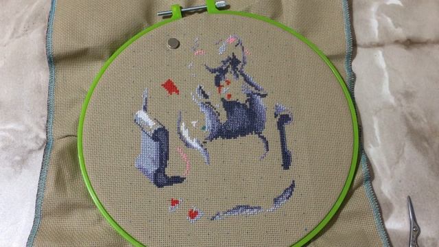 Вышивальные будни с рулеткой с 13 02 20 по 22 02 20. вышивка крестиком. смотреть онлайн