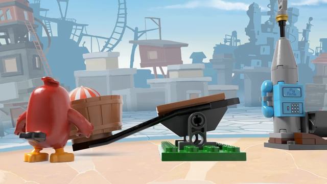 LEGO The Angry Birds Movie 75824 Разгром Свинограда смотреть онлайн