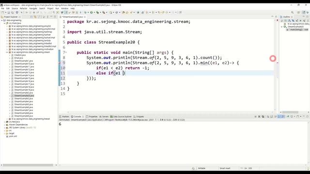 데이터 분석 11강 - Stream에서 활용하는 Functional Interface - count, min, max, findFirst смотреть онлайн