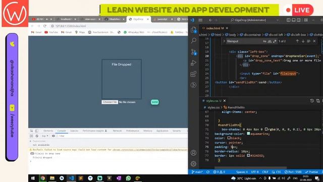 JavaScript Project #1 | Creating WebRTC based P2P File Transfer Website [Live] смотреть онлайн