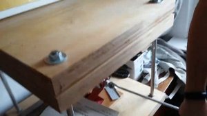 Печать линогравюры в самодельном прессе