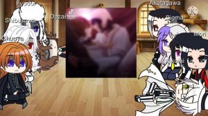 bsd character react to fyozai || bsd || part 7 || by: Maki_Osamui