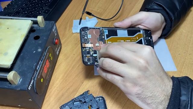 Как поменять экран Realme C15/C11. Как поменять дисплей на Реалми с15 Как разобрать Realme C15/C11